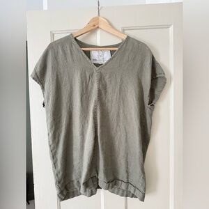 Perfect Linen V-Neck Tunic